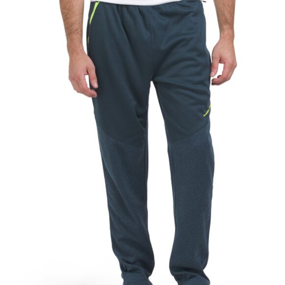 NEW  RUSSELL Color Block Lux Tech Fleece Pants Blue Heather for men 166mn - Picture 1 of 3